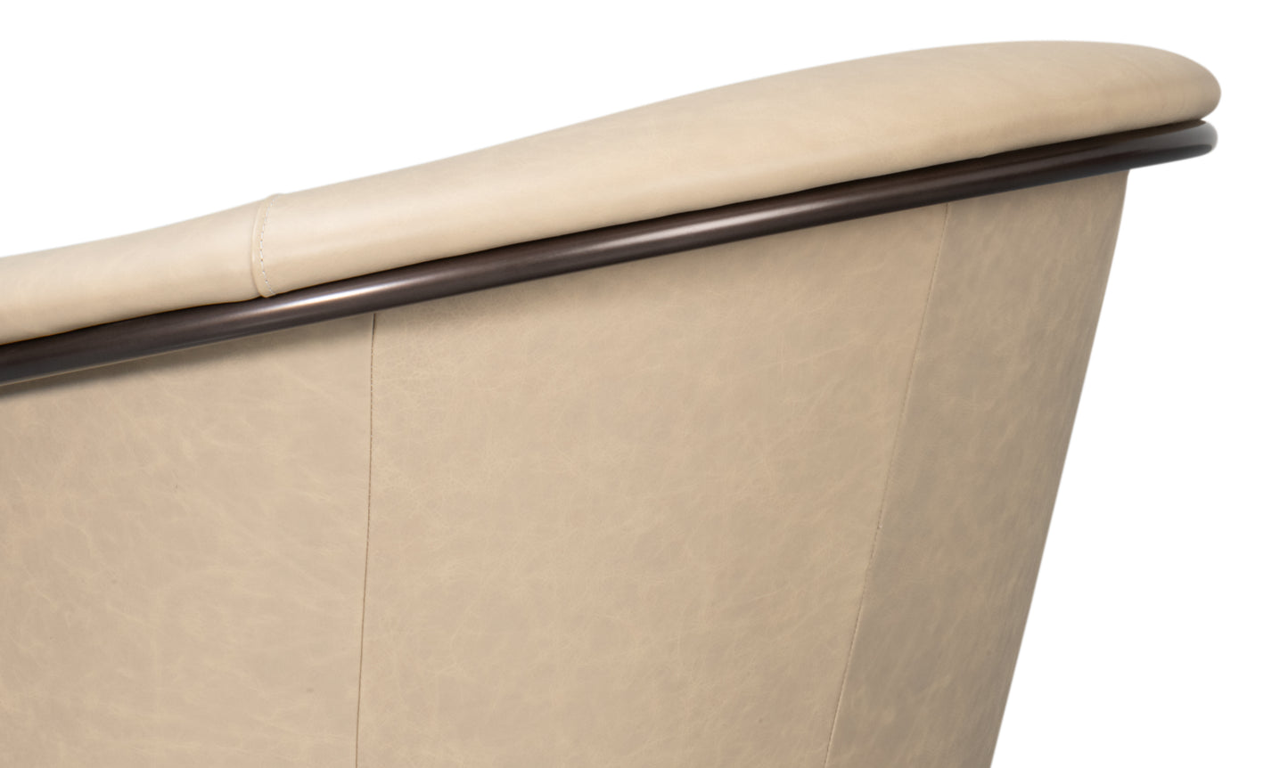 Nagel Distilled Leather Chair White