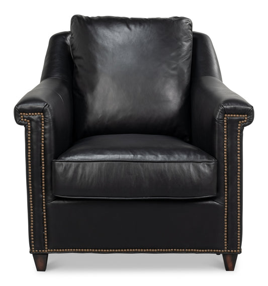 Vandike Arm Chair  Onyx Black