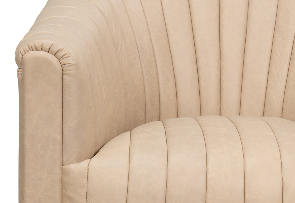 ESSEX SWIVEL CHAIR, CAPPUCCINO WHITE