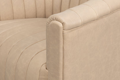 ESSEX SWIVEL CHAIR, CAPPUCCINO WHITE