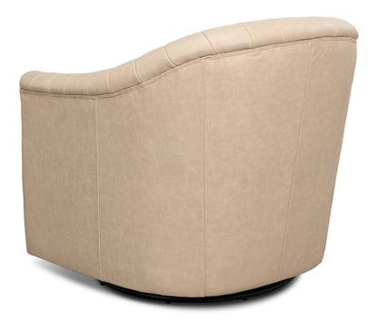 ESSEX SWIVEL CHAIR, CAPPUCCINO WHITE
