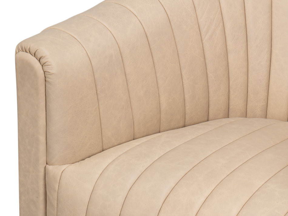 ESSEX SWIVEL CHAIR, CAPPUCCINO WHITE