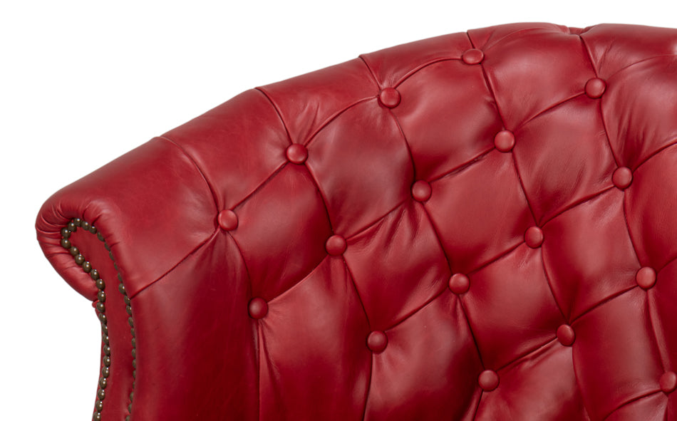 Bastian Armchair New Rouge Leather