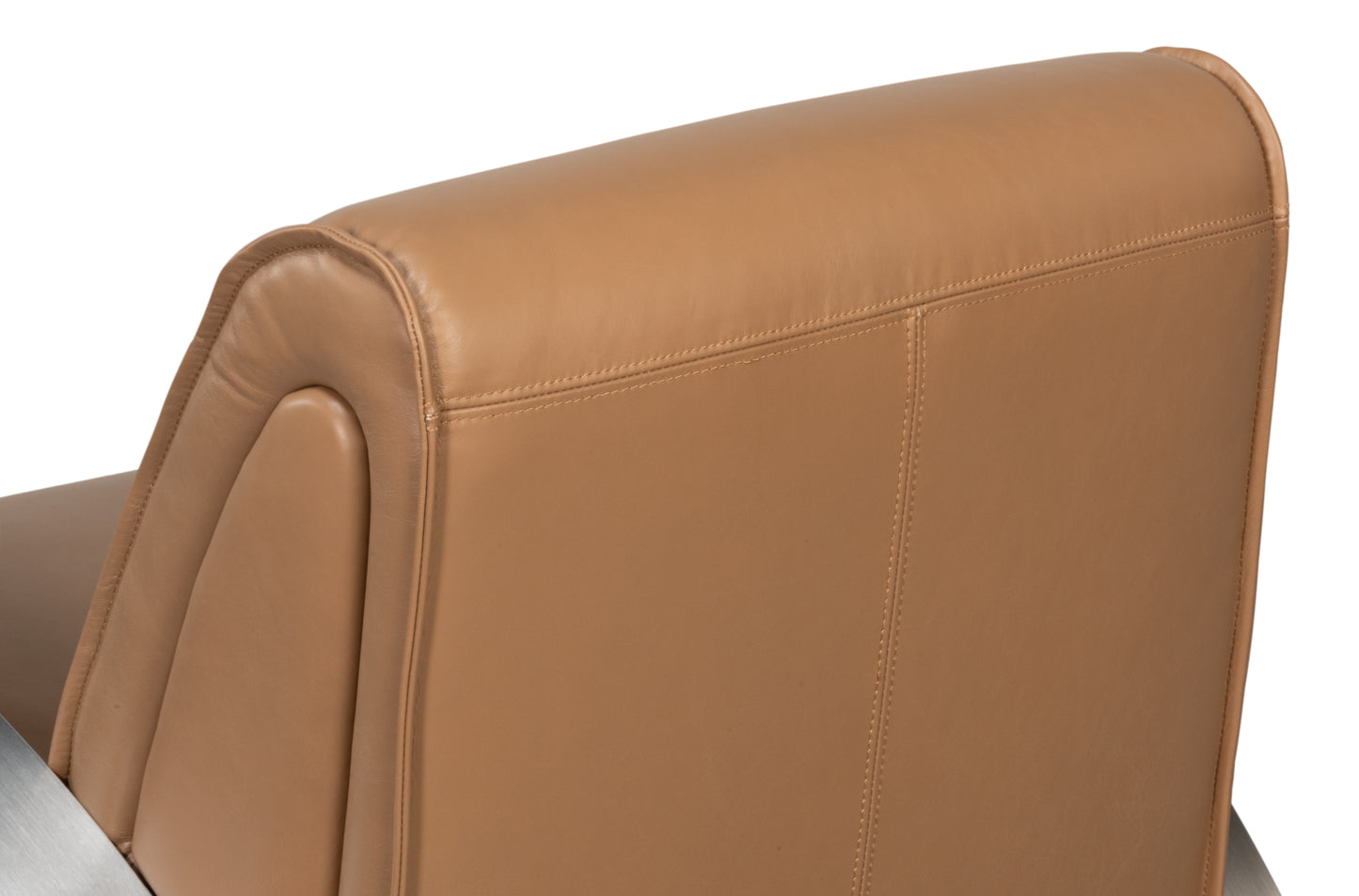 Carlisle Armchair-Caramel Brown Leather
