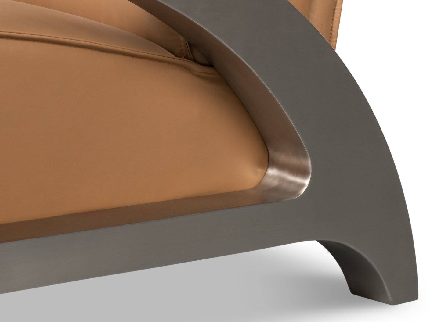 Carlisle Armchair-Caramel Brown Leather
