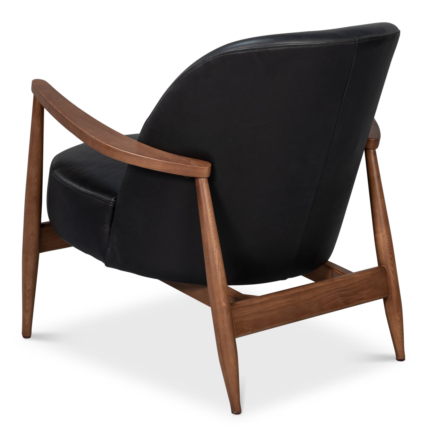 Pindar Armchair-Onyx Black Leather