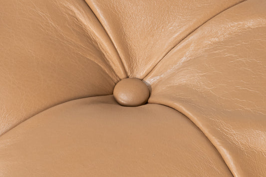 CORBET COCKTAIL OTTOMAN, CARAMEL BROWN