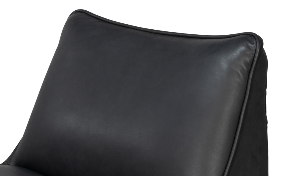 Kennett Swivel Chair Santoni Black