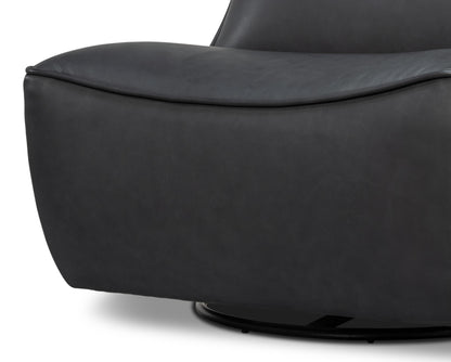 Kennett Swivel Chair Santoni Black