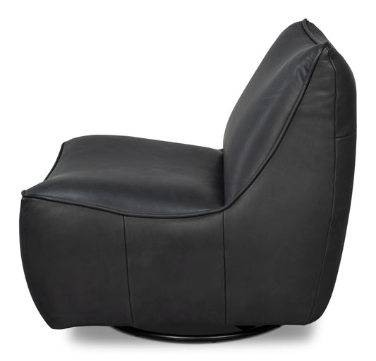 Kennett Swivel Chair Santoni Black