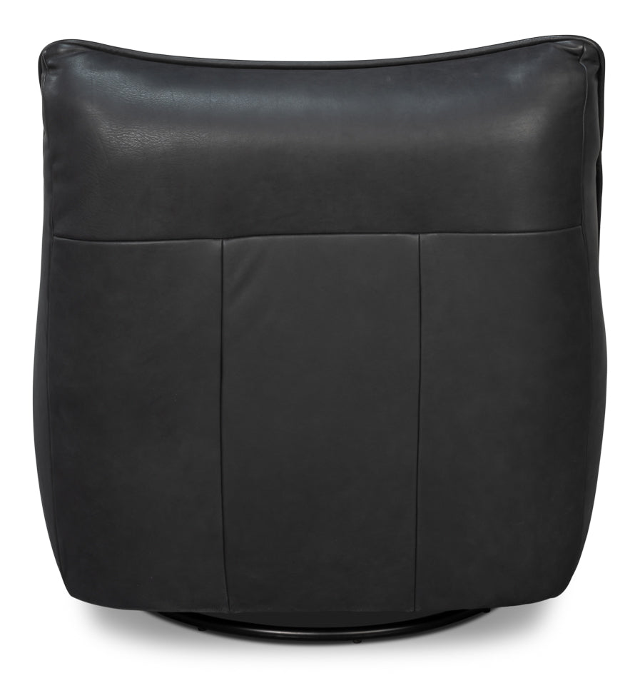 Kennett Swivel Chair Santoni Black
