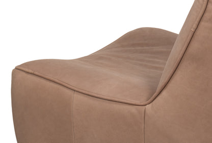 Kennett Swivel Chair Greece Grey Leather