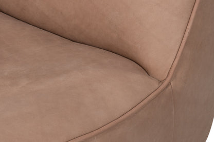 Kennett Swivel Chair Greece Grey Leather