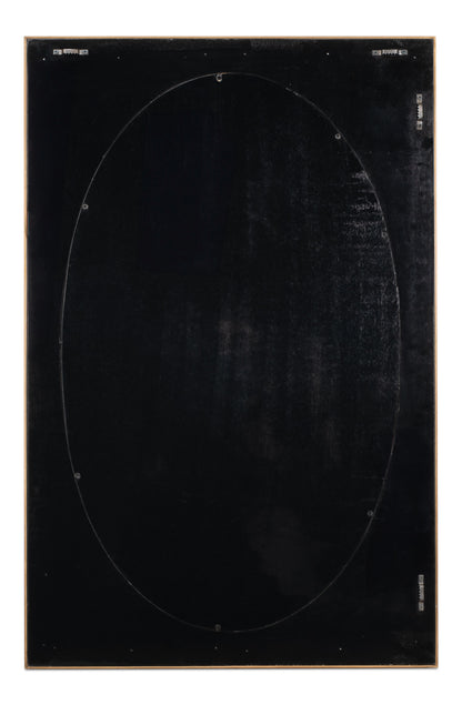 FRANCIS MIRROR, SHAGREEN, ANTIQUE GREY