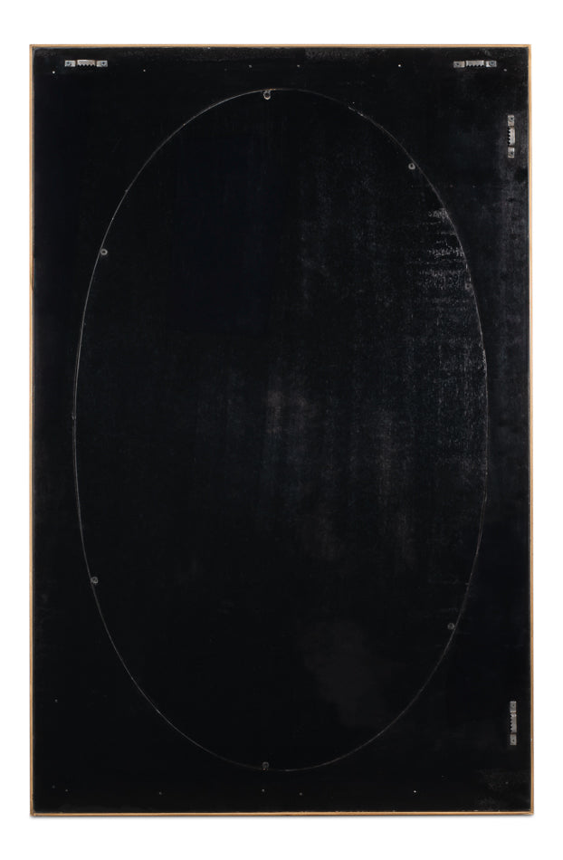 FRANCIS MIRROR, SHAGREEN, ANTIQUE MUSHROOM