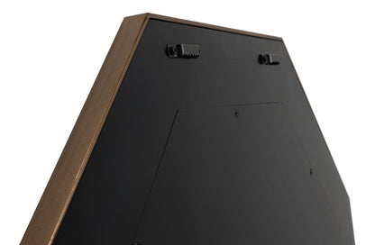 ELEANOR MIRROR, SHAGREEN, CHAMBRAY BLUE