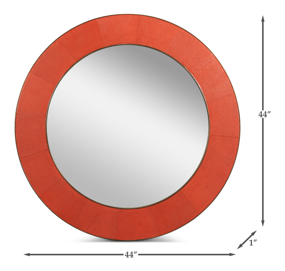 JUDITH MIRROR, SHAGREEN, ORANGEADE