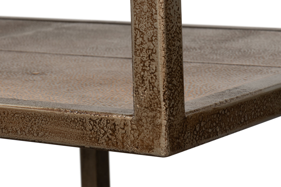 Cullum Shagreen Console  Tawny Brown