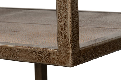 Cullum Shagreen Console  Tawny Brown