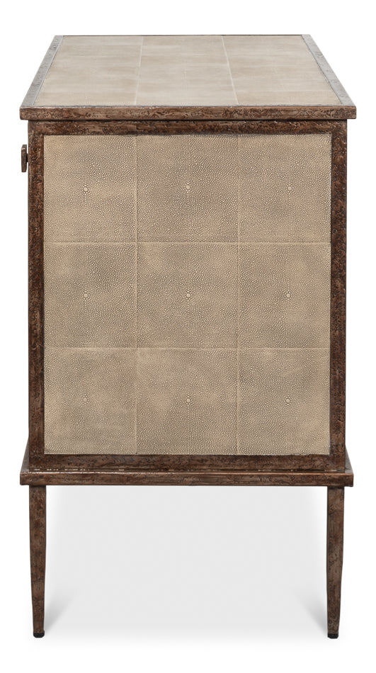 Roland Sideboard Shagreen Charcoal Grey