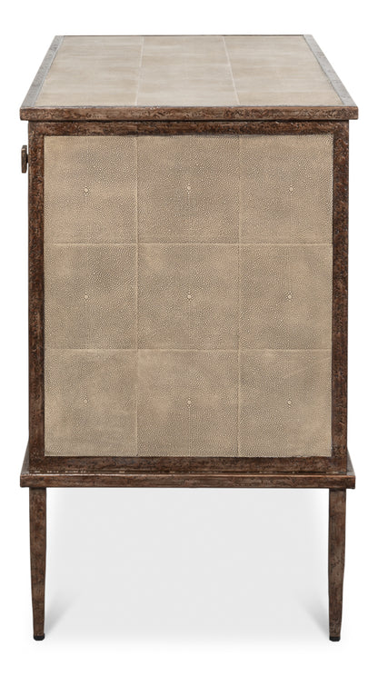 Roland Sideboard Shagreen Charcoal Grey