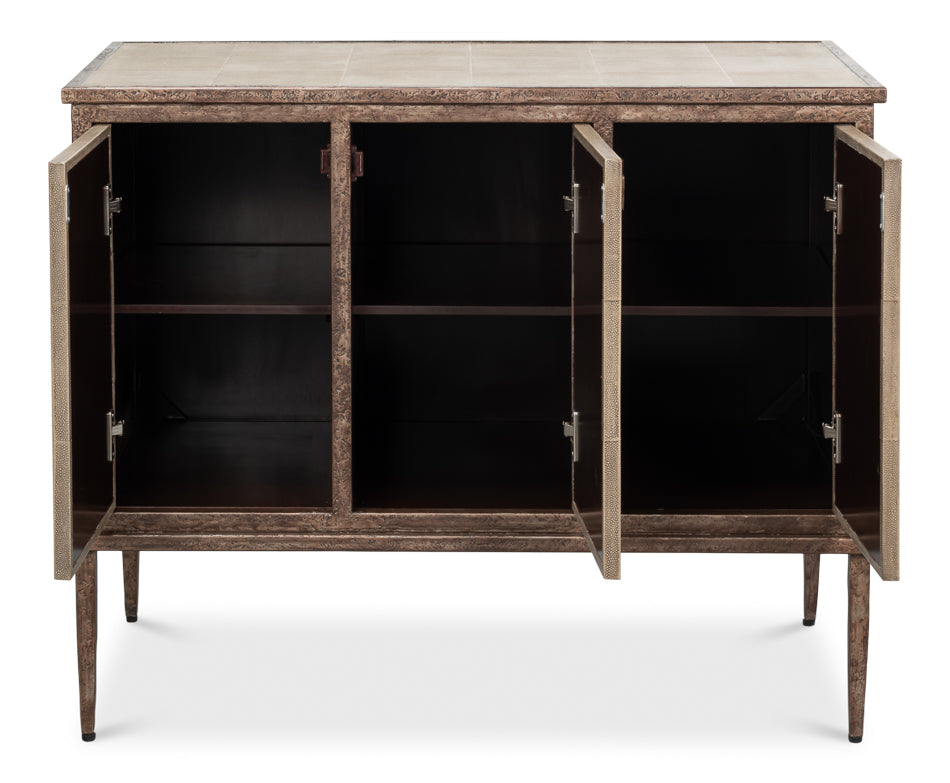 Roland Sideboard Shagreen Charcoal Grey