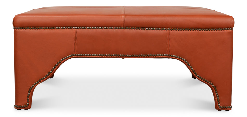 Streetman Cocktail Ottoman Hermes Brown