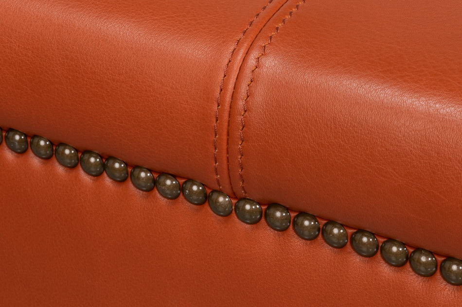 Streetman Cocktail Ottoman Hermes Brown