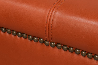 Streetman Cocktail Ottoman Hermes Brown