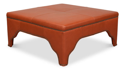 Streetman Cocktail Ottoman Hermes Brown