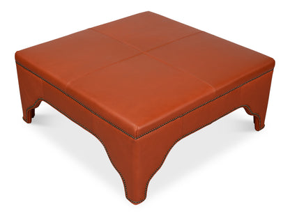 Streetman Cocktail Ottoman Hermes Brown