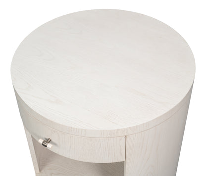 VERO SIDE TABLE, ASHWOOD