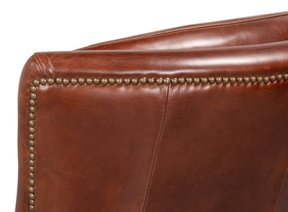Ashford Newark Brown Leather Recliner Armchair