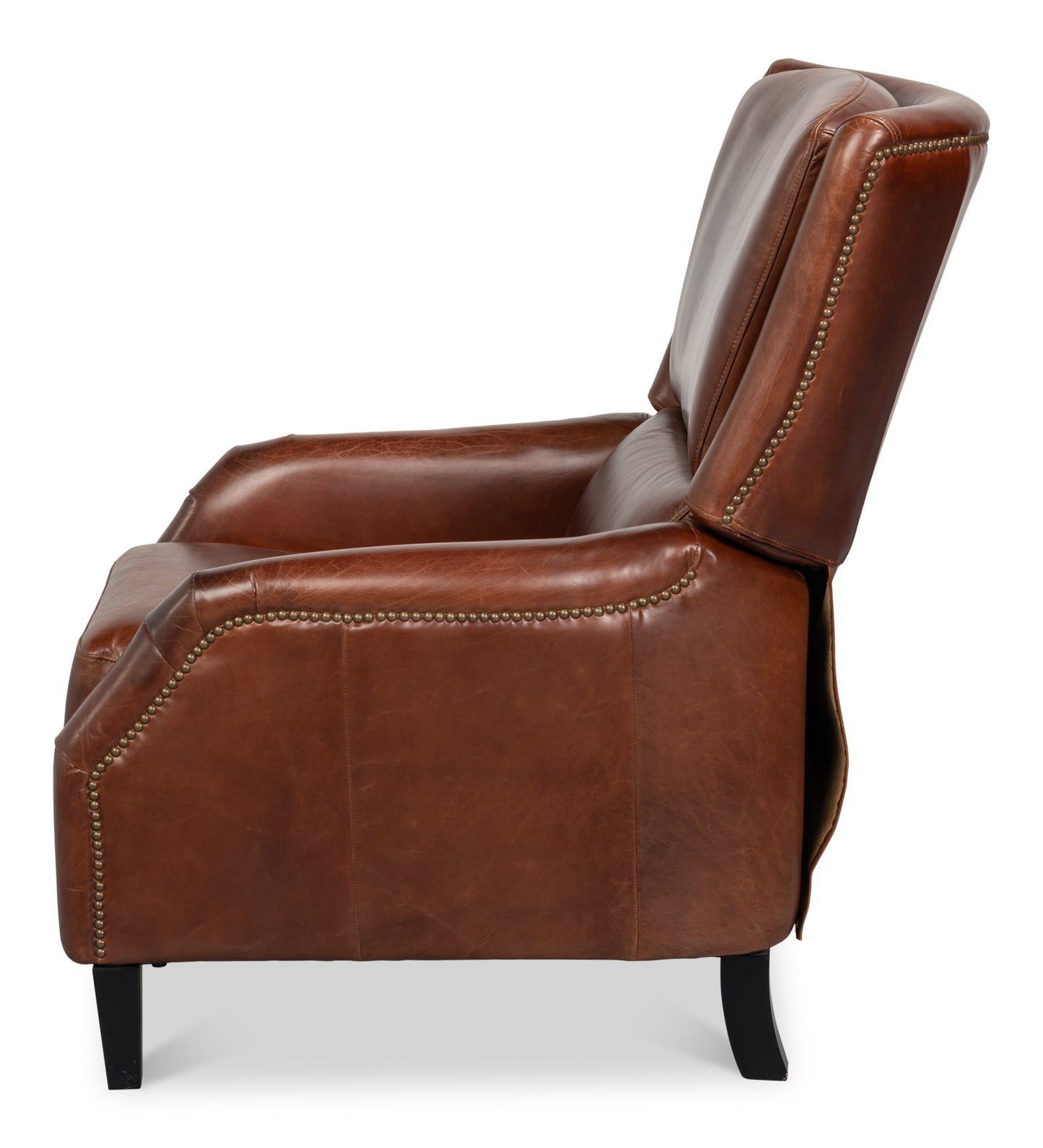 Ashford Newark Brown Leather Recliner Armchair