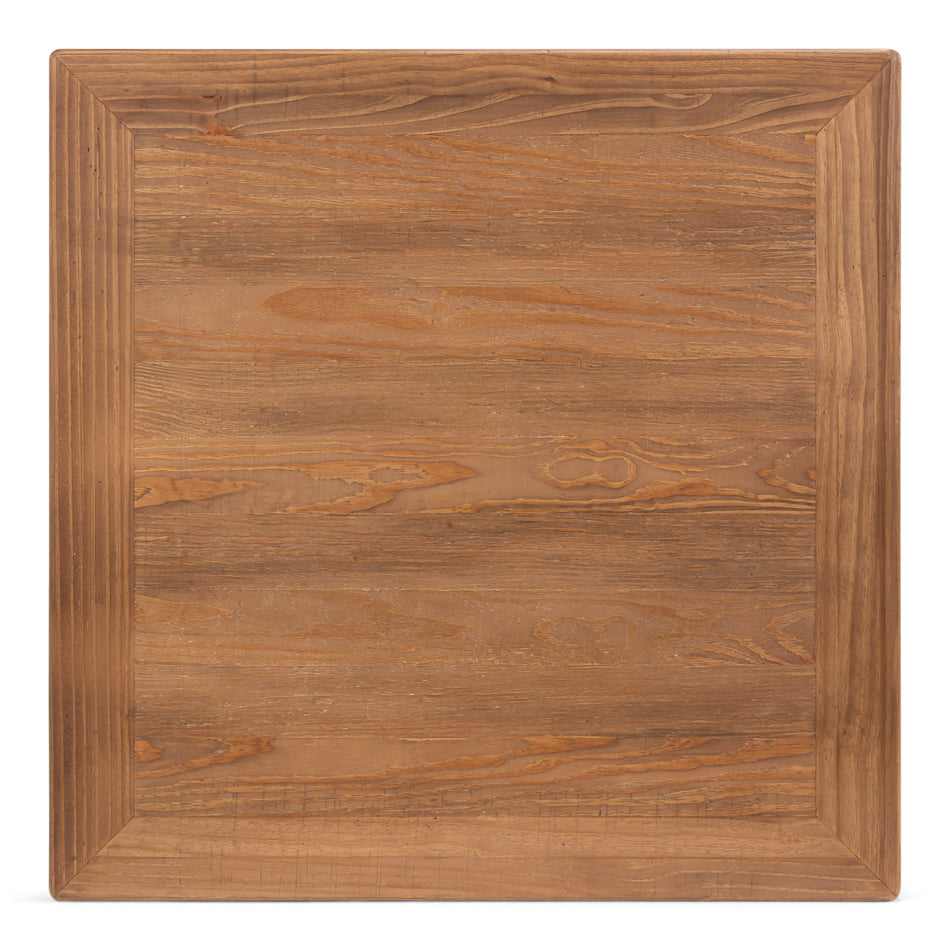 Traditional Chinese Elm Wood Cocktail Table