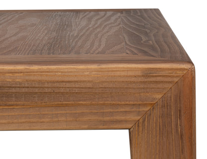 Traditional Chinese Elm Wood Cocktail Table