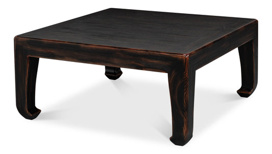 CLASSIC CHINESE COCKTAIL TABLE - EBONY
