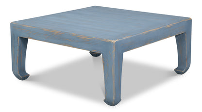 CLASSIC CHINESE COCKTAIL TABLE, BLUE