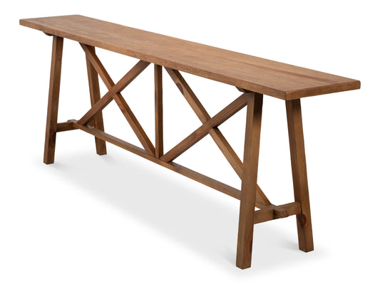 DOUBLE X BASE SOFA TABLE