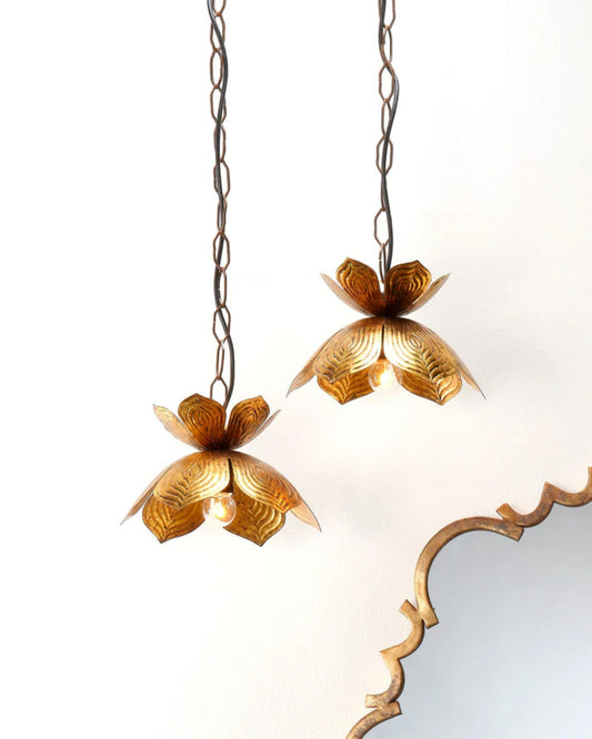 Flowering Lotus Pendant, Small