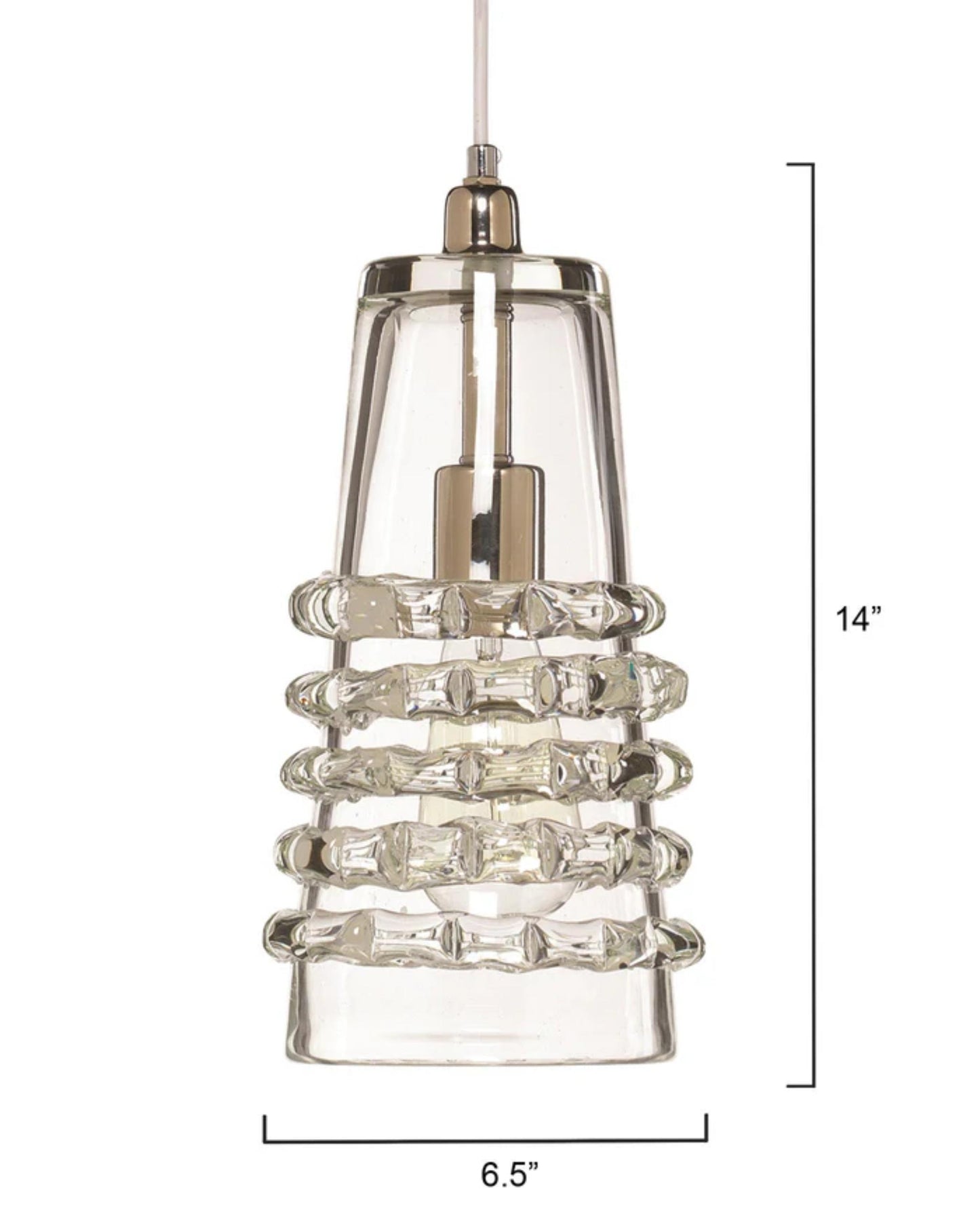 Ribbon Pendant, Long -ST