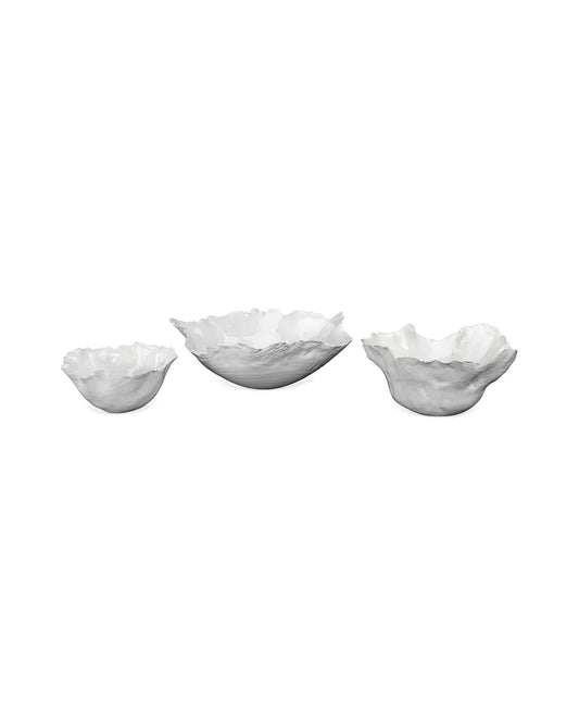 Fleur Ceramic Bowls (Set of 3)