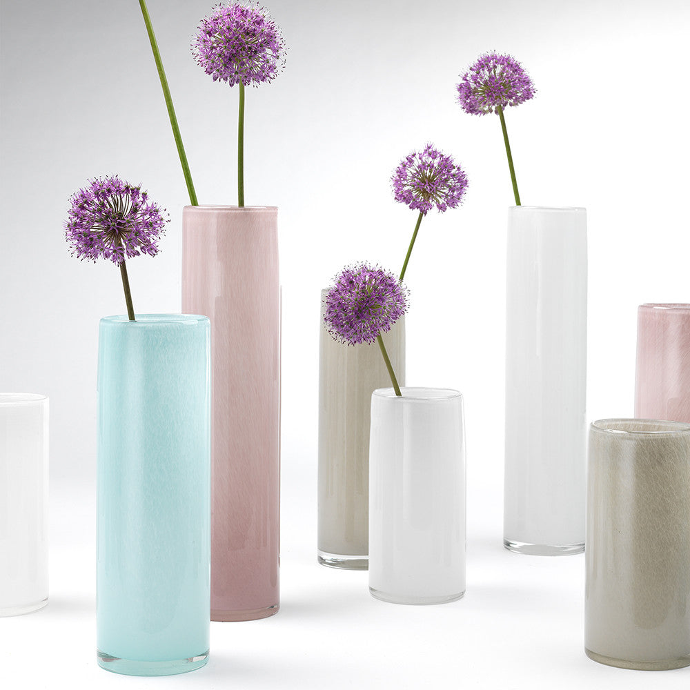 Gwendolyn Hand Blown Vases (Set of 3), Pink