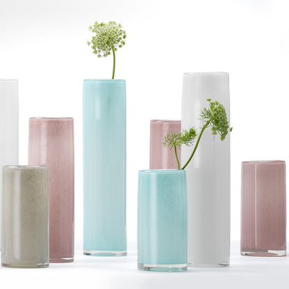 Gwendolyn Hand Blown Vases (Set of 3), Pink