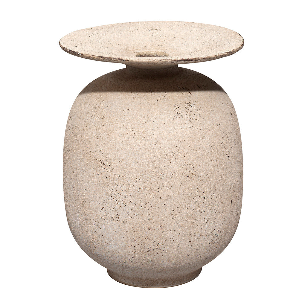 Highland Decorative Vase, Cream