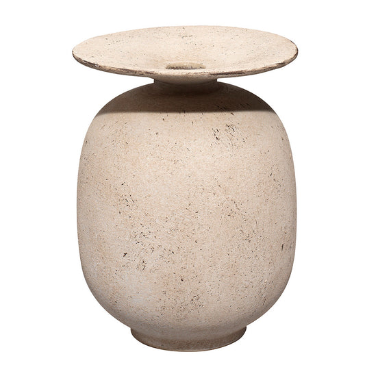 Highland Decorative Vase, Cream