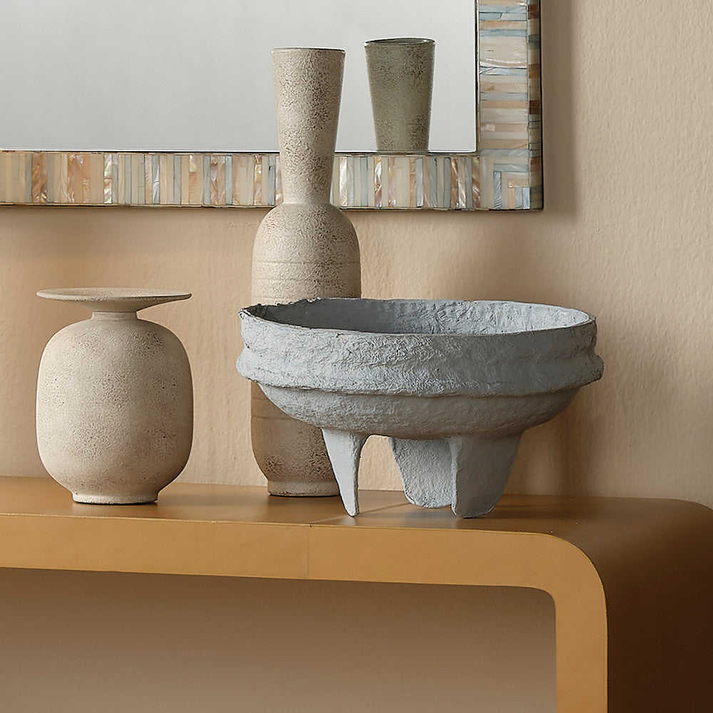 Highland Decorative Vase, Cream
