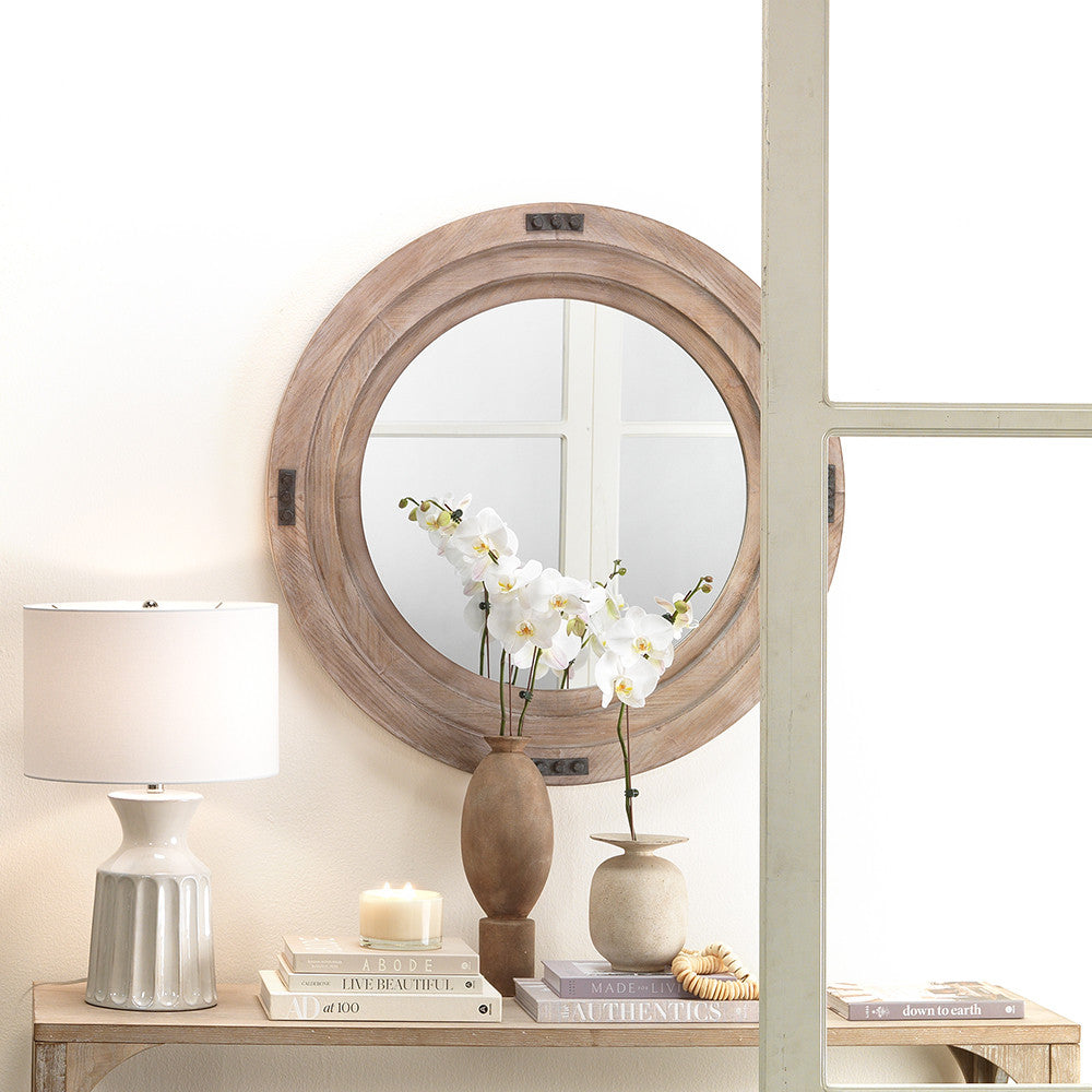 Highland Decorative Vase, Cream