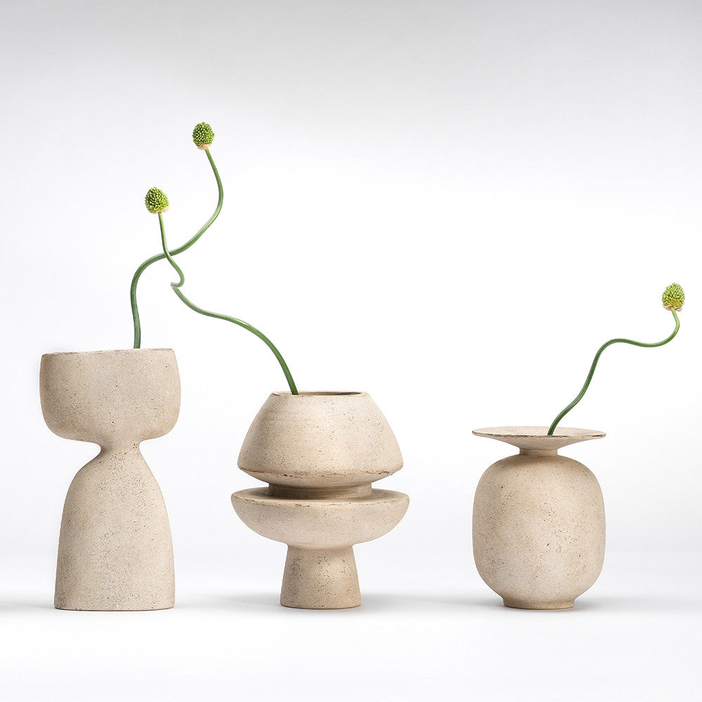 Highland Decorative Vase, Cream