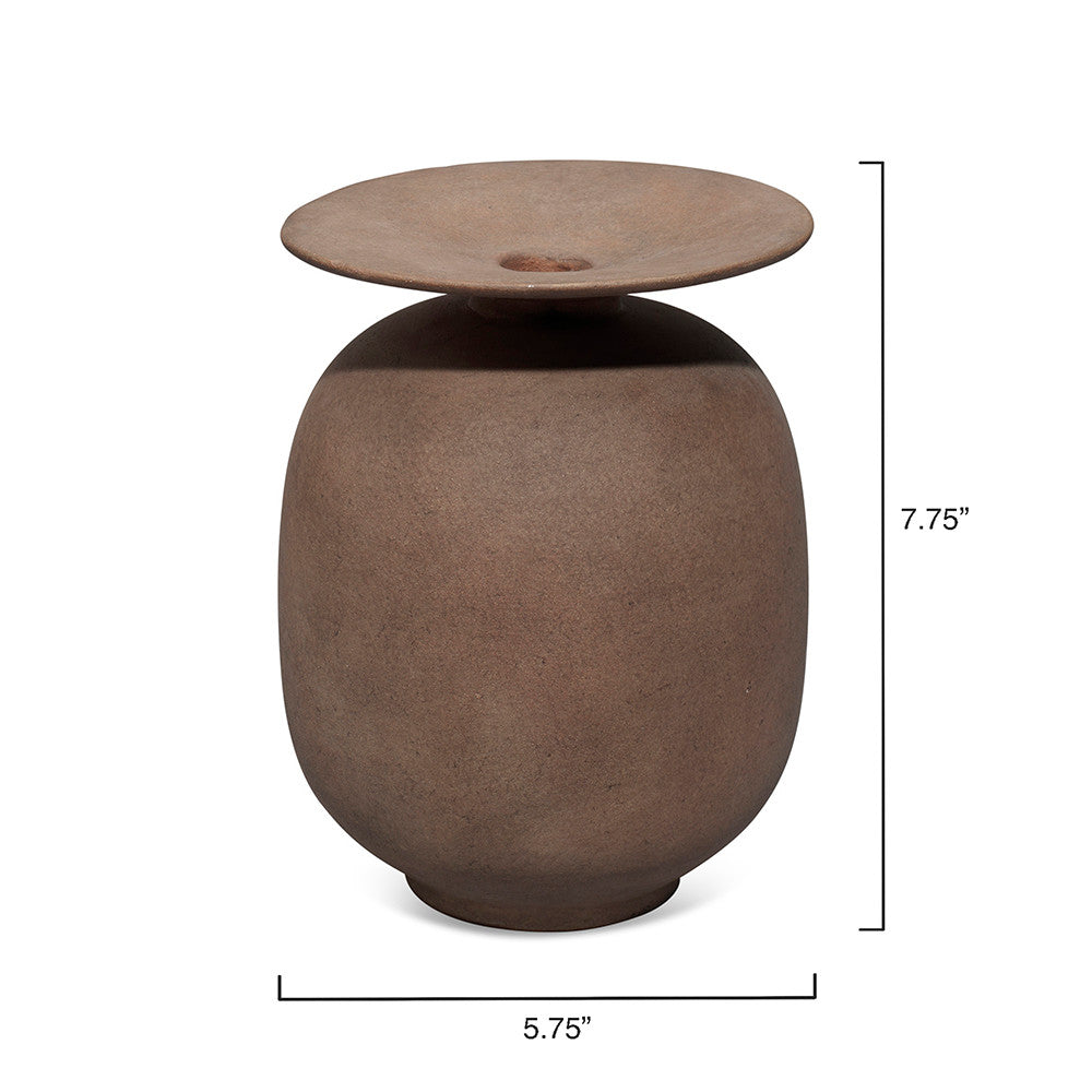 Highland Decorative Vase, Brown